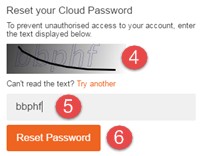 Setting Your Cloud Password