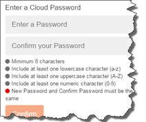 Setting Your Cloud Password