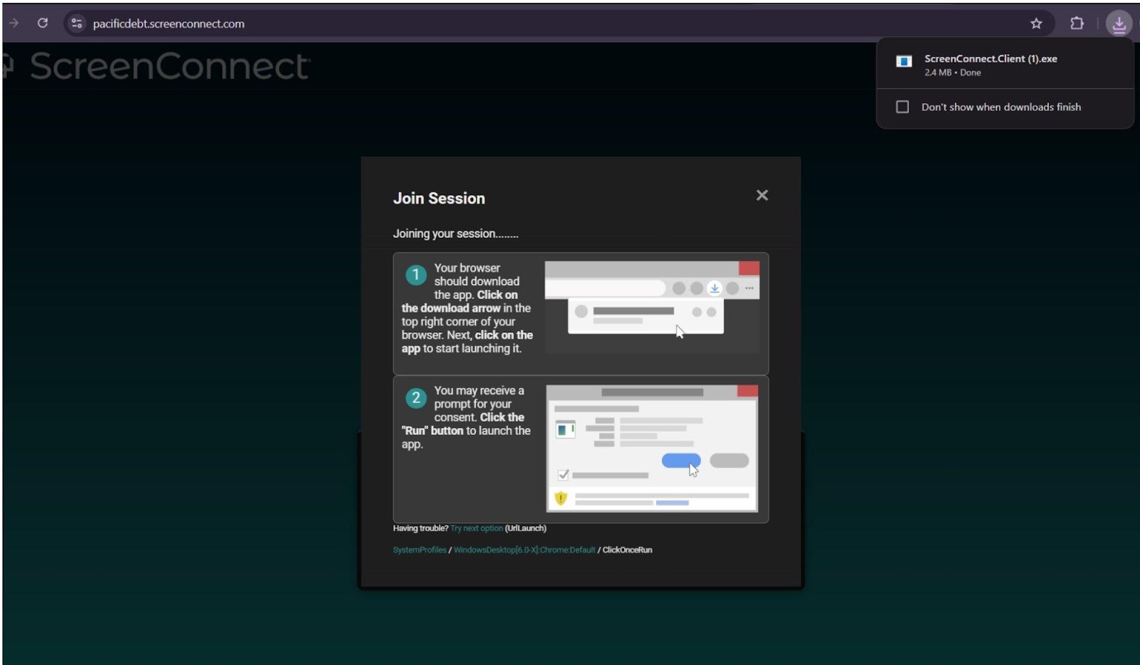 Download and run instructions